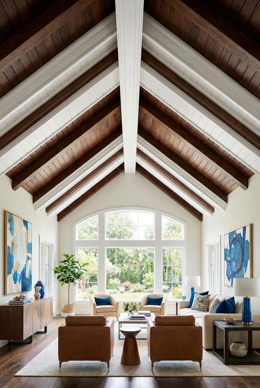 Vaulted Ceiling Trim Ideas to Elevate Your Home - Featured Image