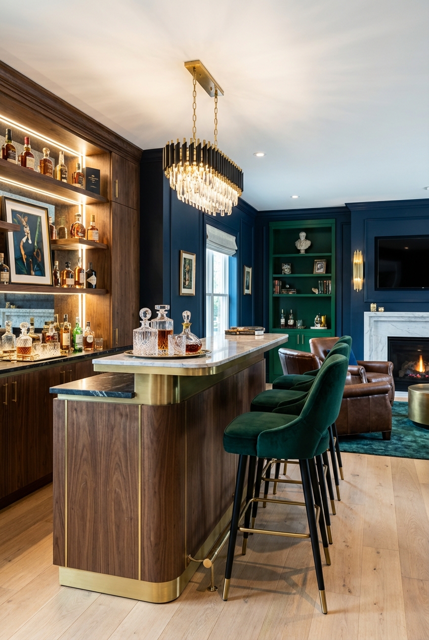 5 Luxury Home Bar Designs for an Elegant Space - Featured Image