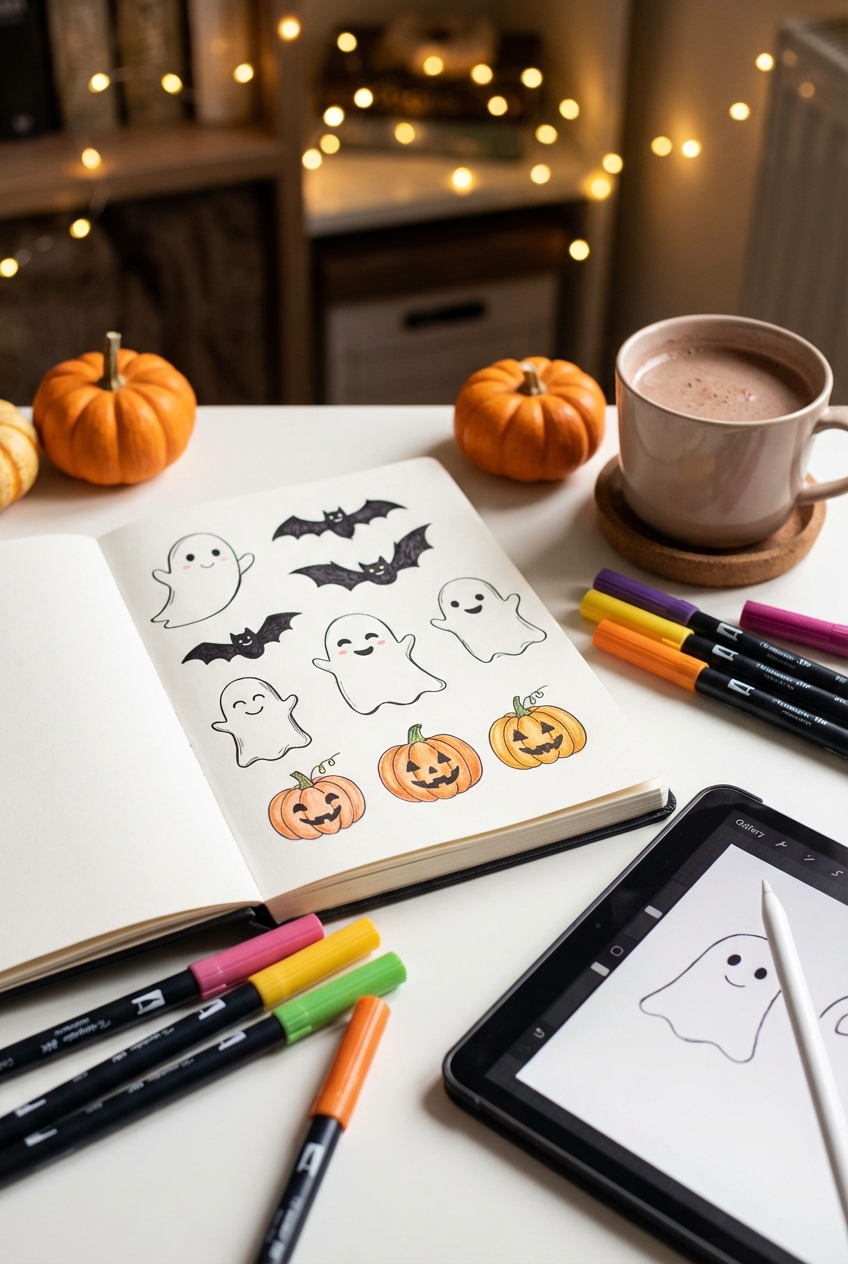 Spooky Fun with Easy Halloween Drawing Ideas - Featured Image