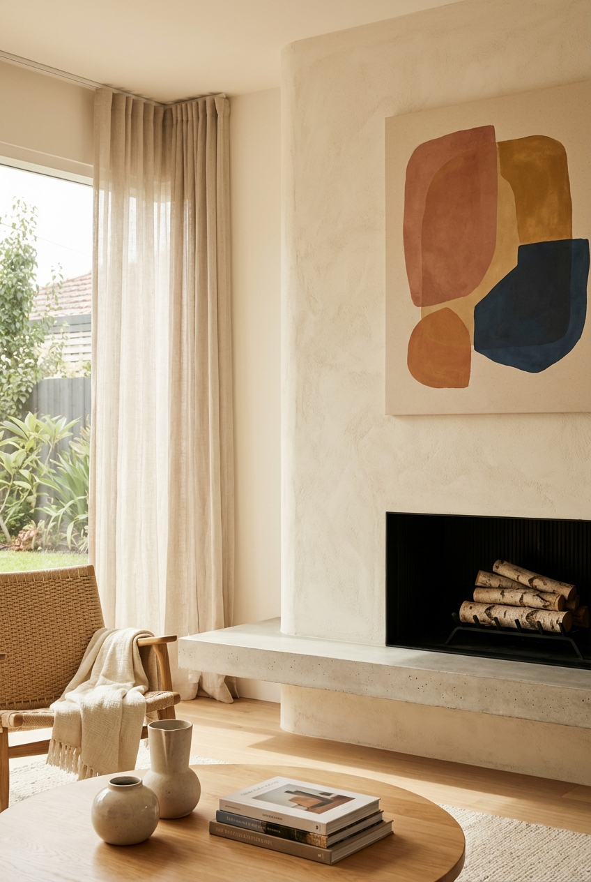 Chic Stucco Fireplace Ideas for Modern Homes - Featured Image