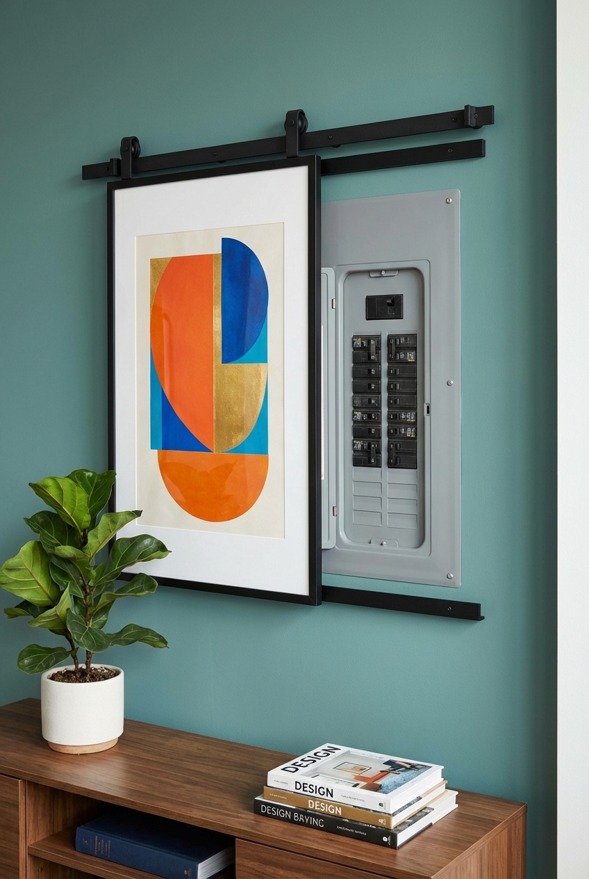Creative Ways to Conceal Your Electrical Panel Box - Featured Image