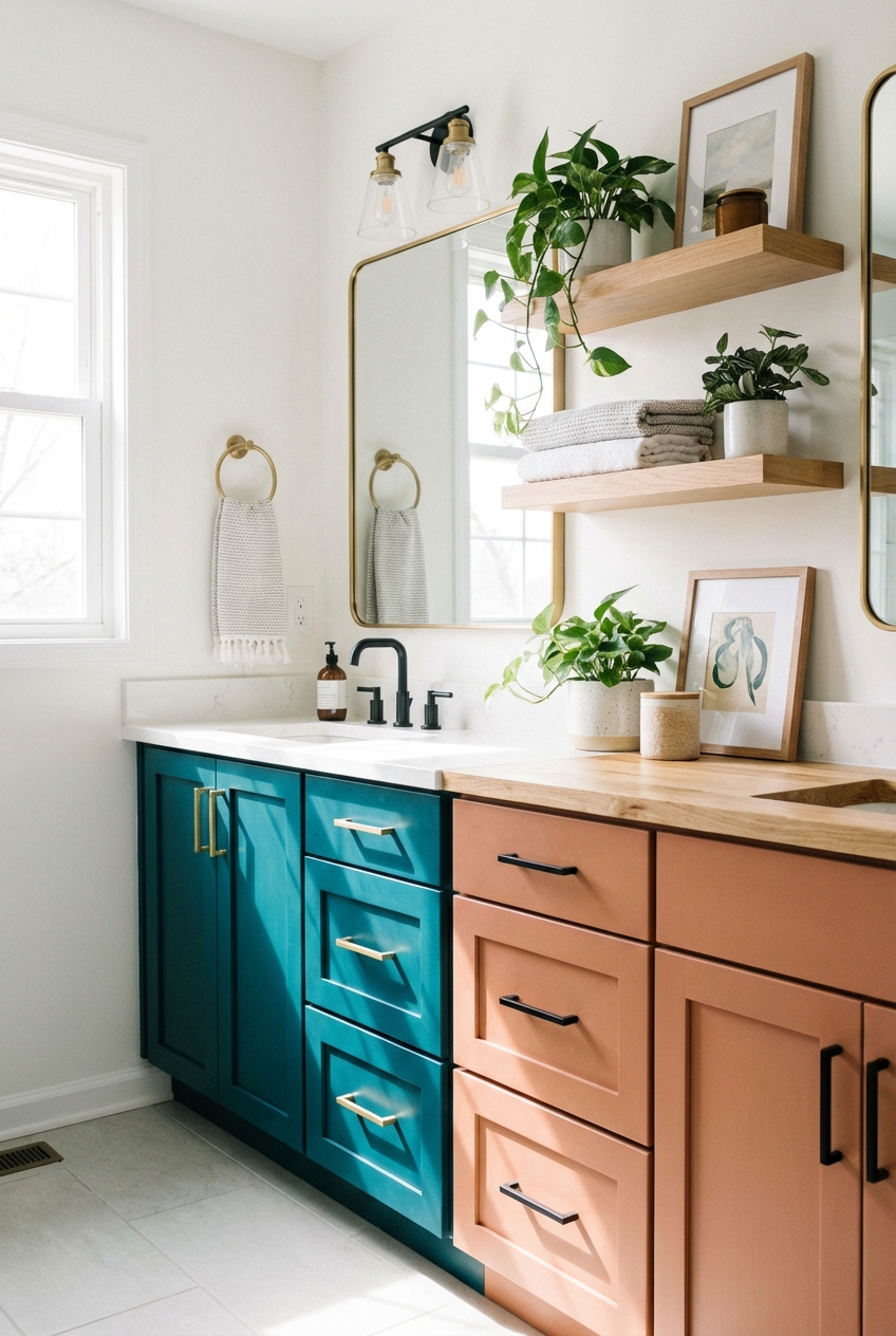 Fresh Bathroom Cabinet Paint Color Ideas - Featured Image