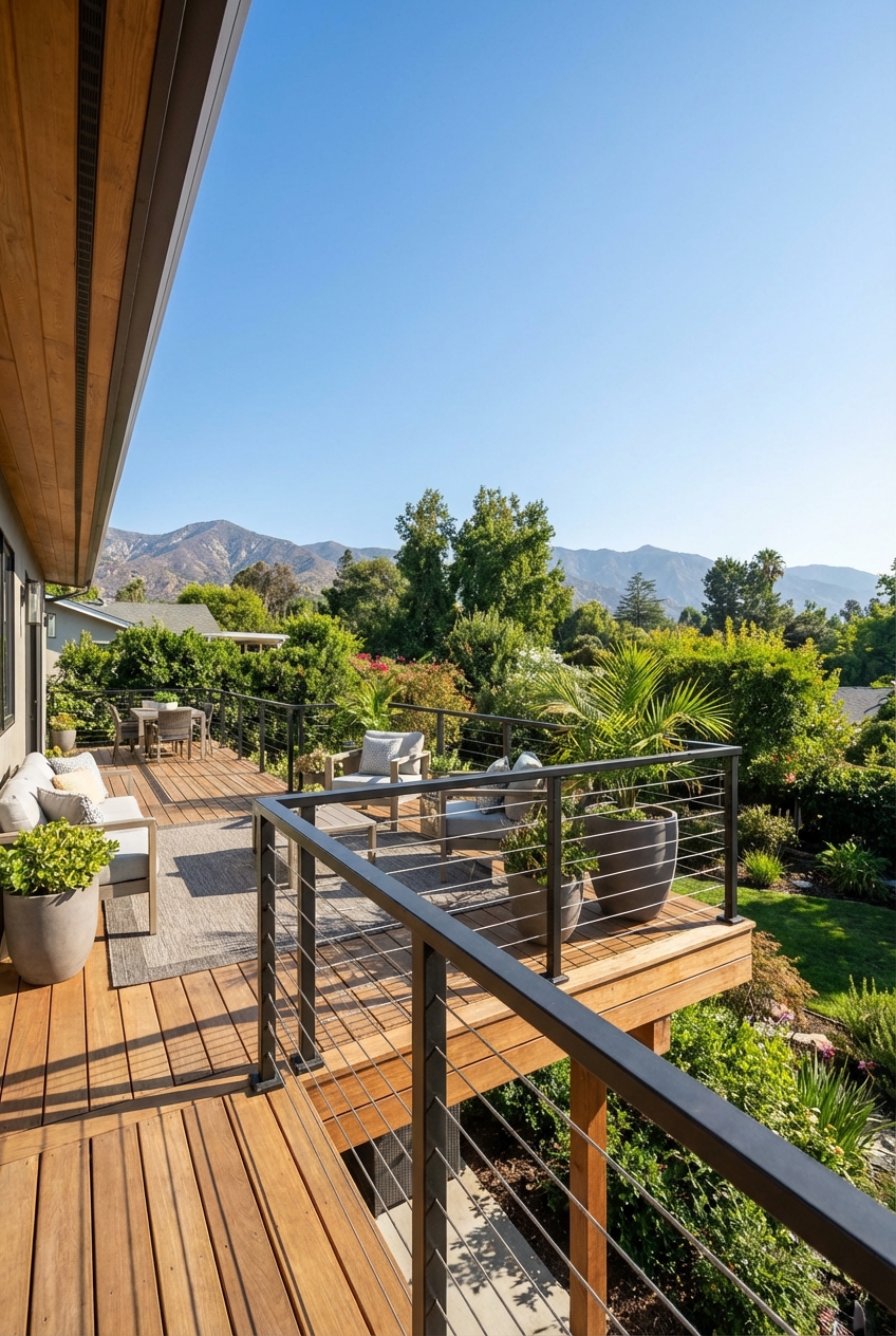 Modern Horizontal Deck Railing Ideas | Chic Designs - Featured Image