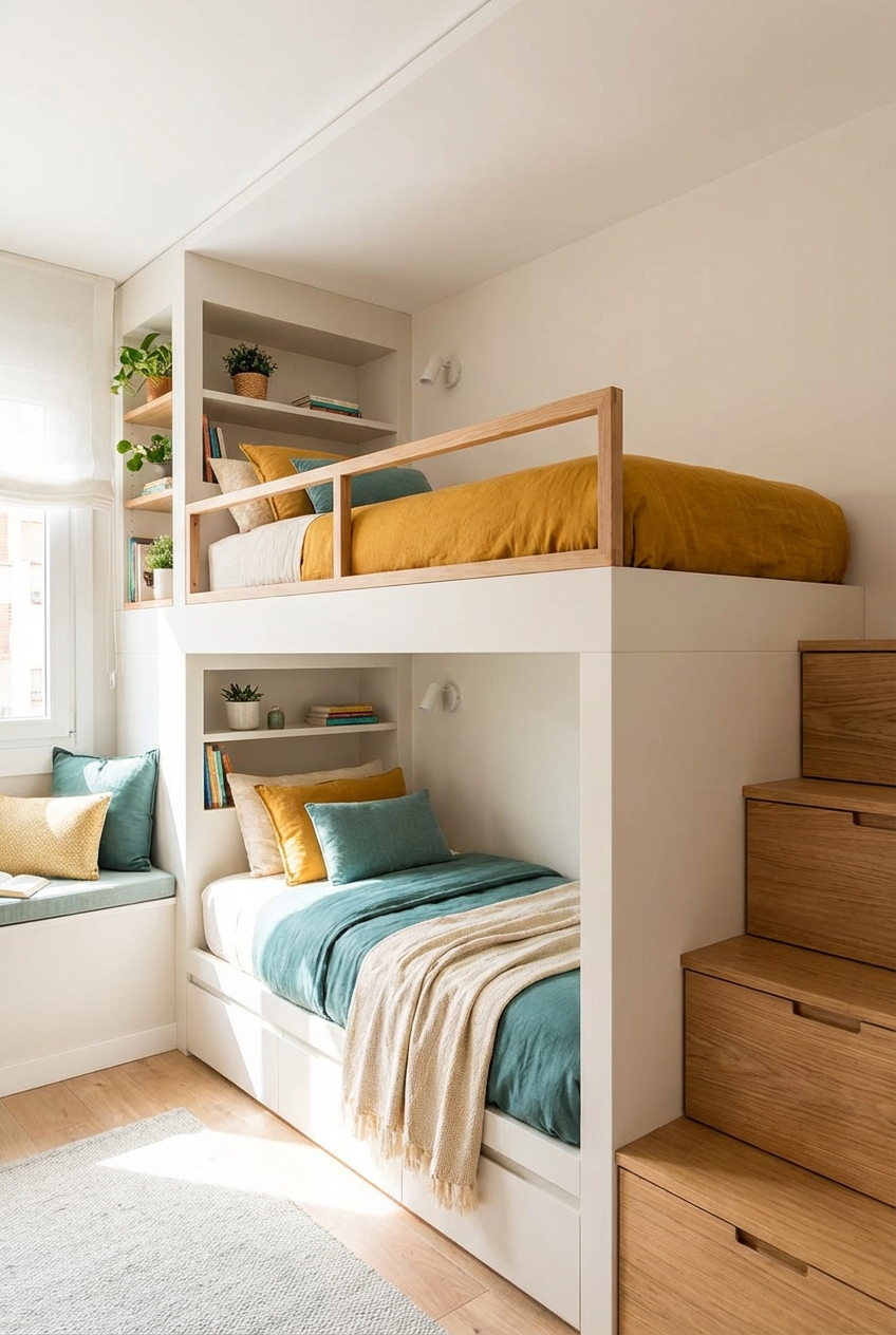 Maximizing Space: 2 Beds in One Small Room Ideas - Featured Image