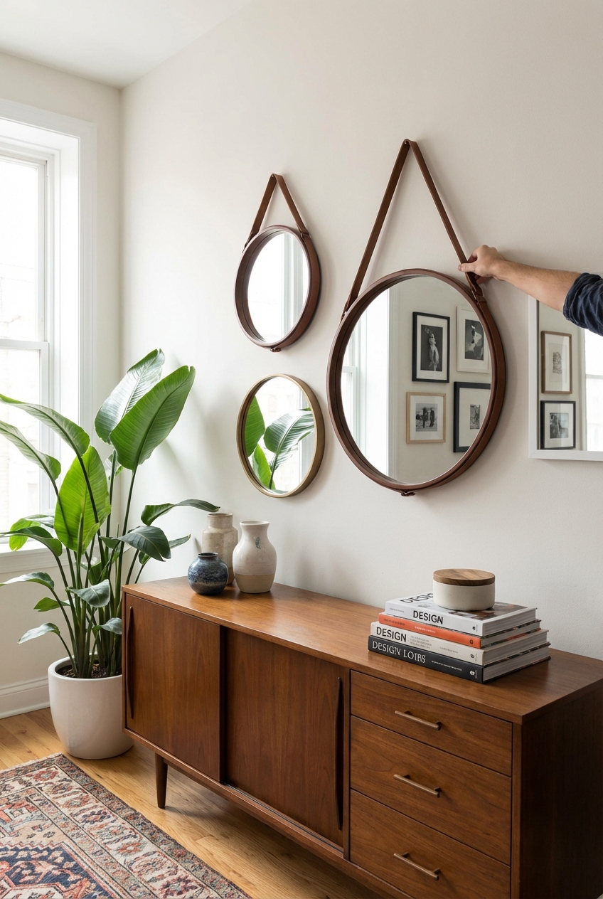 How To Hang Round Mirror: Stylish Display Techniques - Featured Image