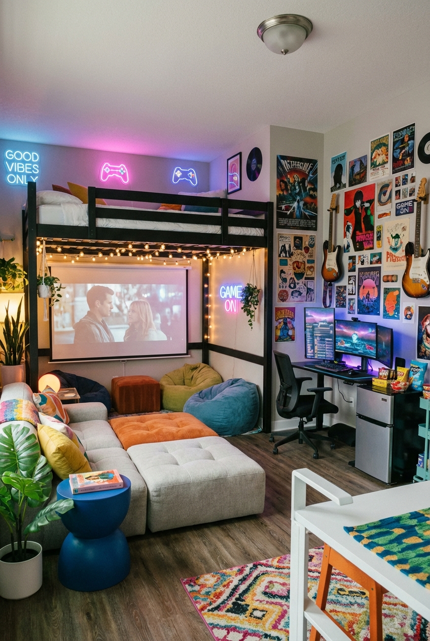Cool Teenage Hangout Room Ideas for Your Home - Featured Image