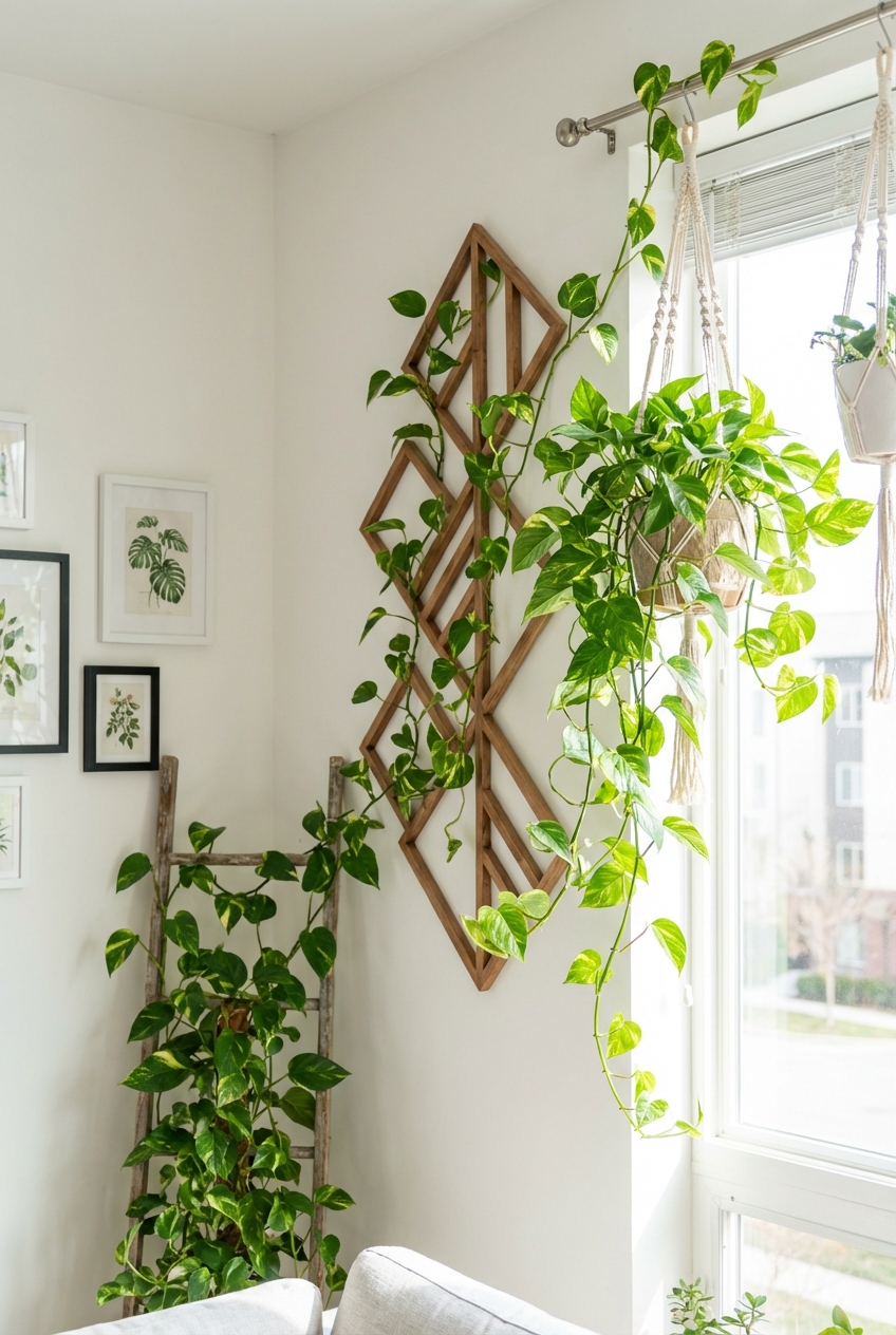 Creative Pothos Climbing Ideas for Your Home Decor - Featured Image