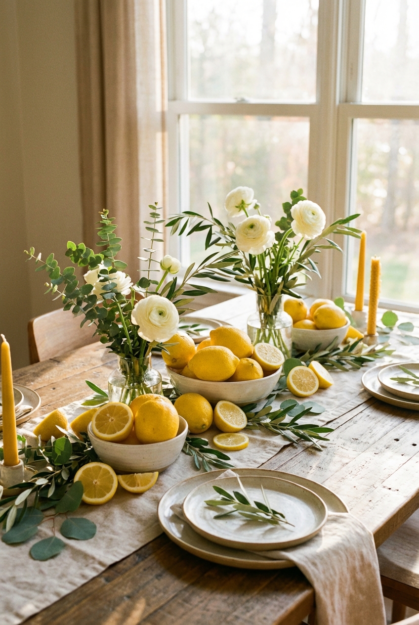 Brighten Your Table with Lemon Centerpiece Ideas - Featured Image