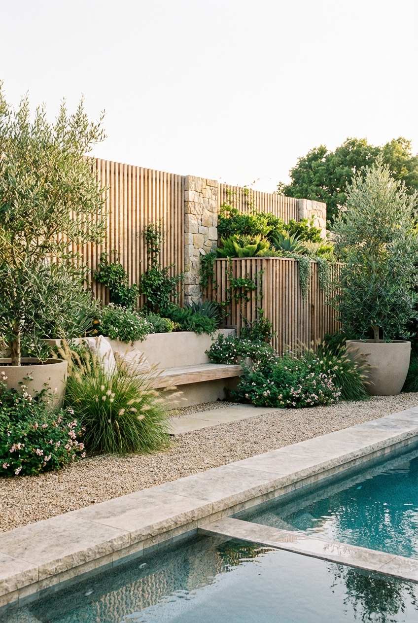 Hiding Pool Gear with Creative Landscaping Ideas - Featured Image