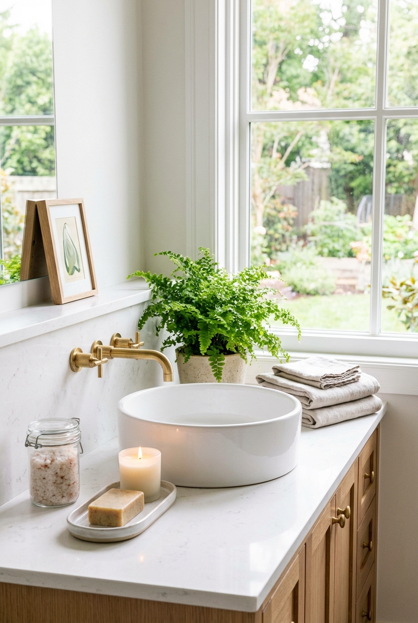 Brighten Your Space: How to Decorate Bathroom Counter - Featured Image