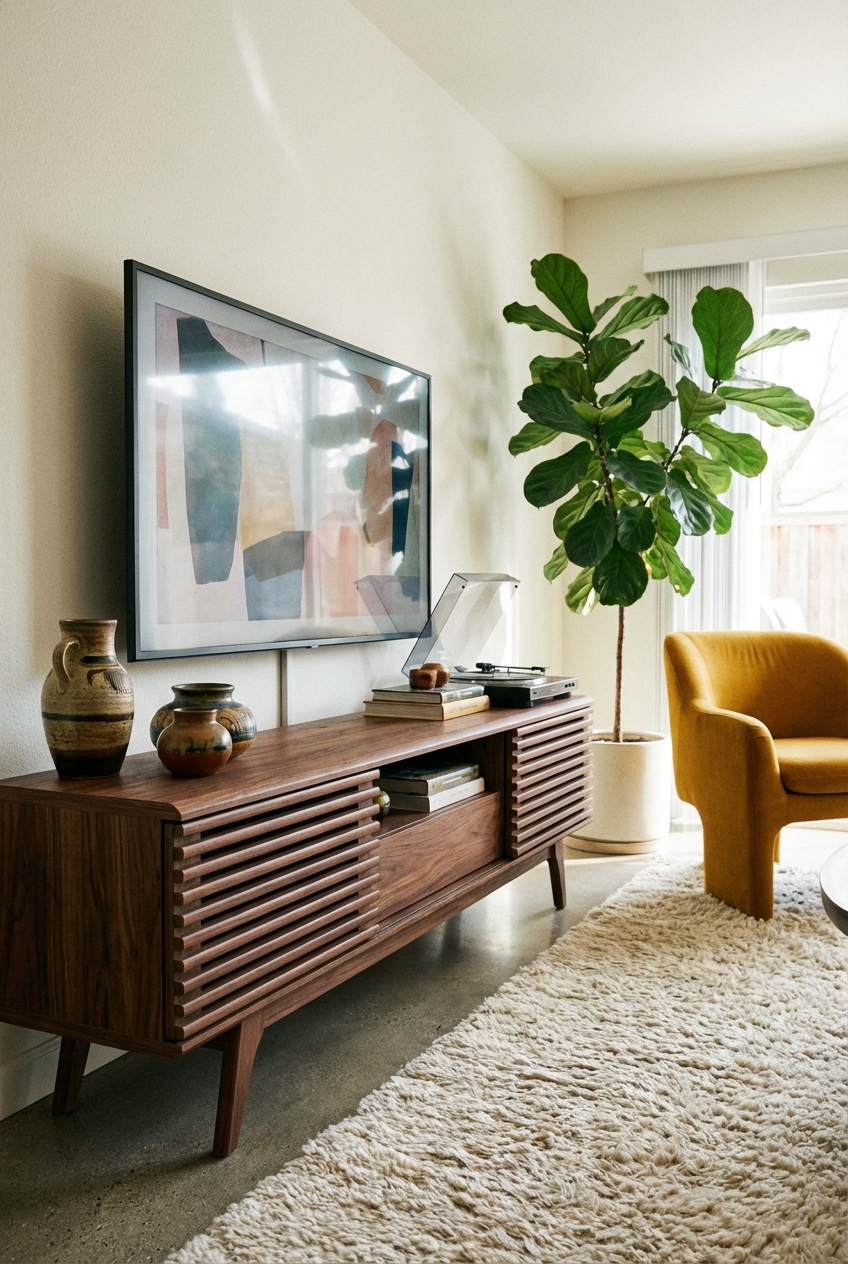 Mid-century Modern TV Stands: Functional Decor - Featured Image