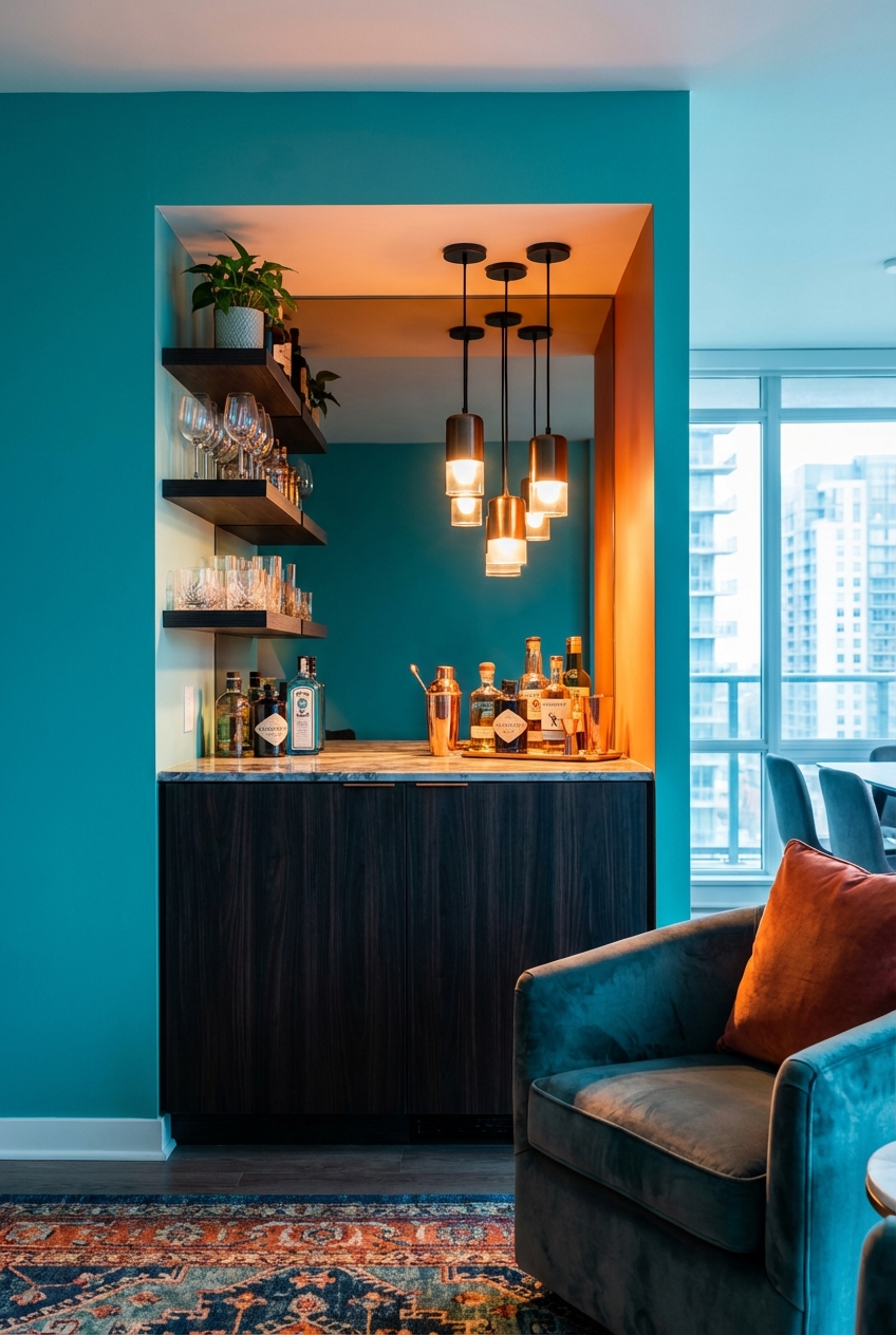 5 Home Bar Counter Design Tips for Small Spaces - Featured Image