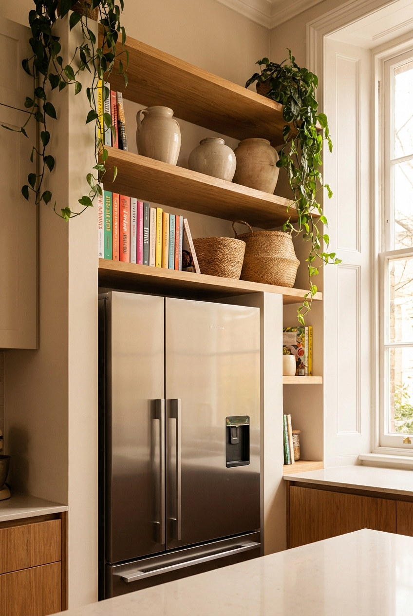 Creative Ideas for Above Refrigerator Space - Featured Image