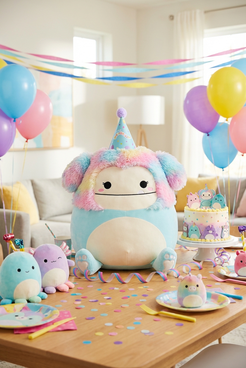 Squishmallow Birthday Party Ideas for Ultimate Fun - Featured Image