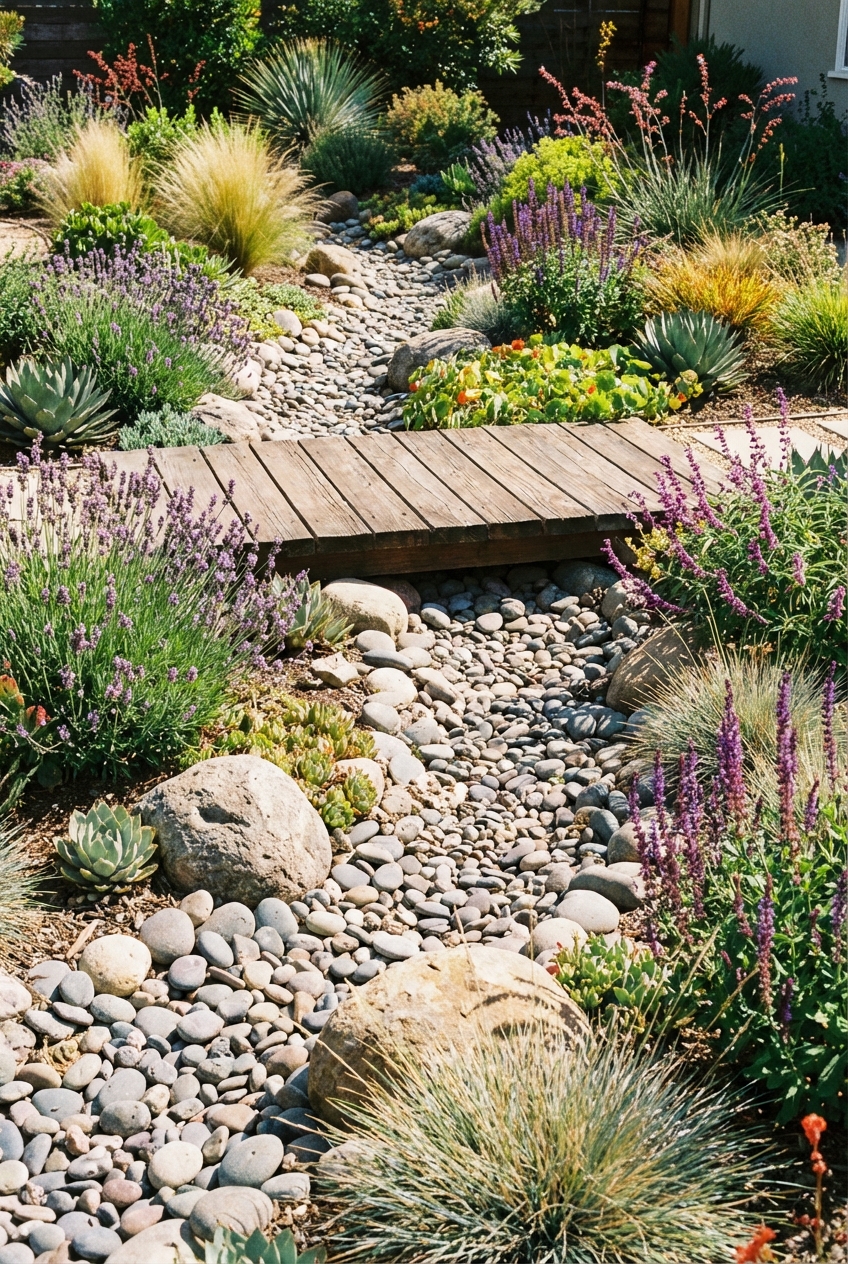 Creative Dry River Bed Ideas for Your Garden - Featured Image