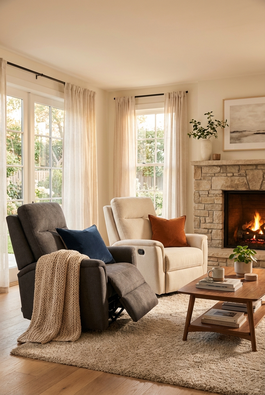 Cozy Living Room Ideas with Recliners for Style - Featured Image