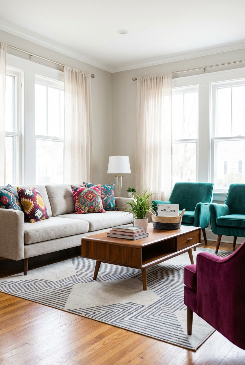 Home Decor - How To Furnish A Short Term Rental - Featured Image