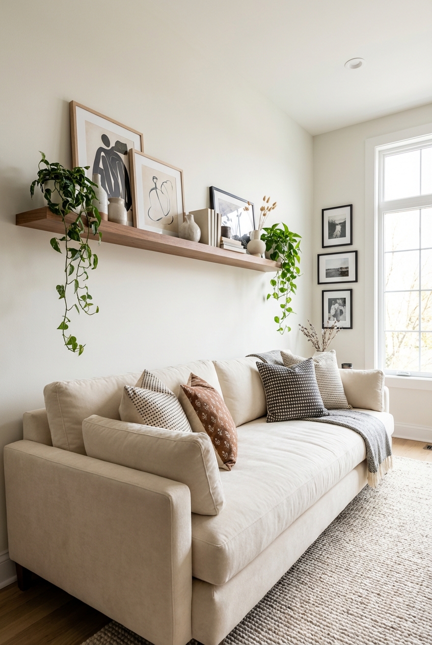 Shelf Above Couch Ideas for Chic Living Spaces - Featured Image