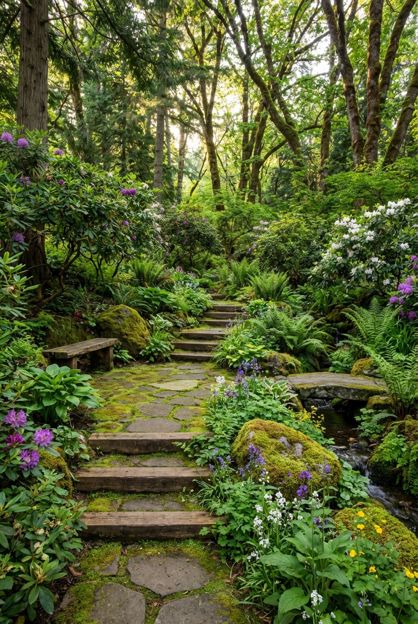 Woodland Landscaping Ideas for a Forest Feel - Featured Image