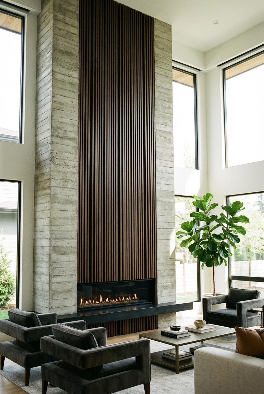 Floor to Ceiling Fireplace Ideas for Modern Homes - Featured Image