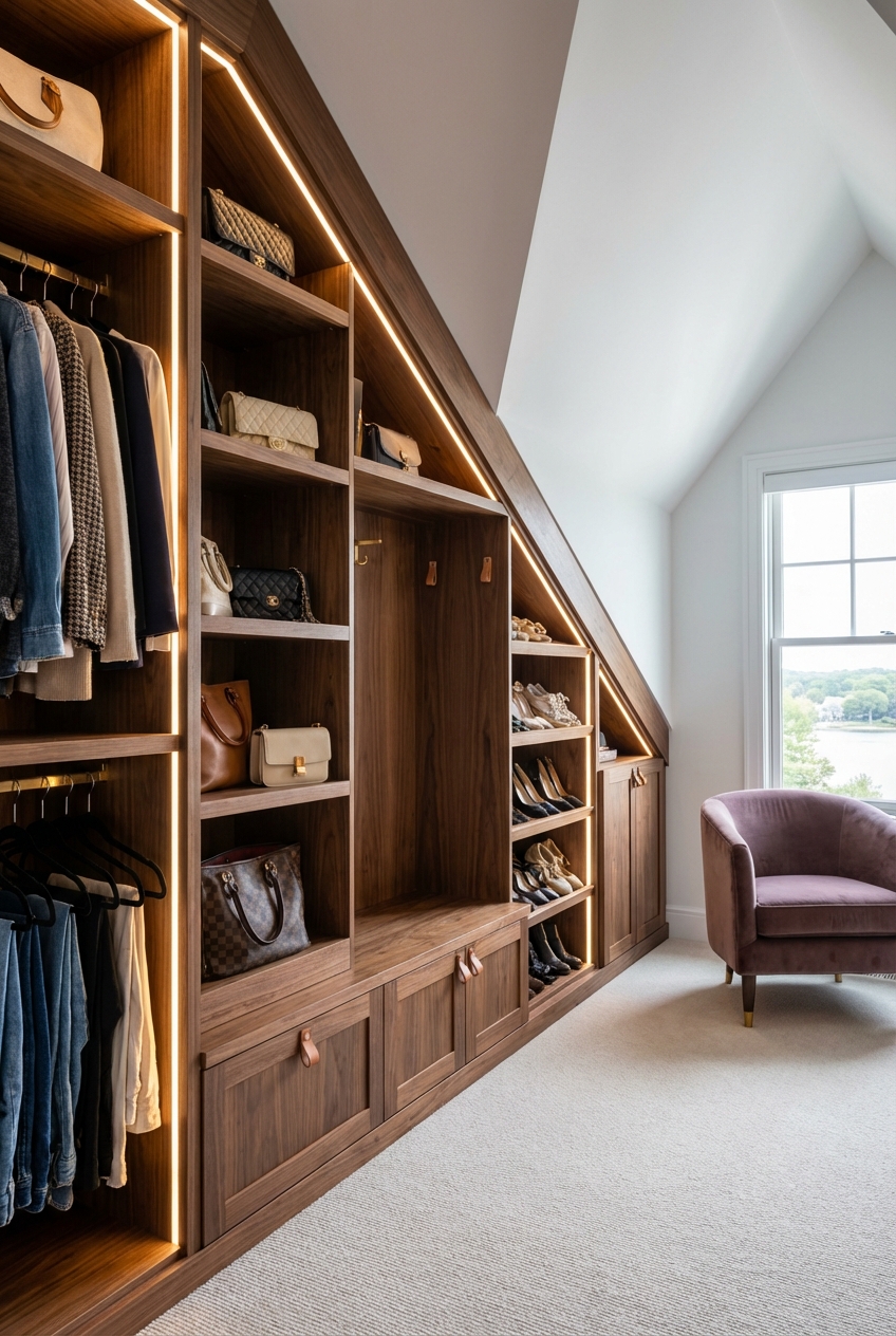 Sloped Ceiling Closet Ideas for Chic Storage Solutions - Featured Image