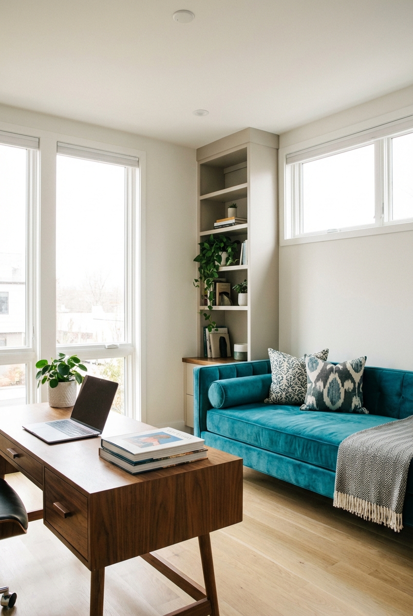 Daybed Office Guest Room Ideas for Space-Savvy Homes - Featured Image