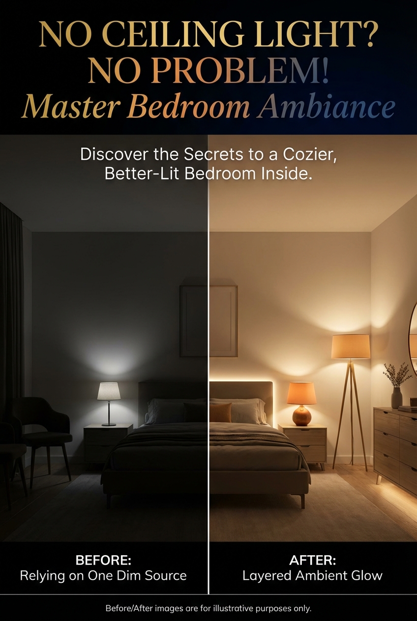 How To Light Bedroom Without Ceiling Light: Lamps And Ambient Lighting - Gallery Image 3