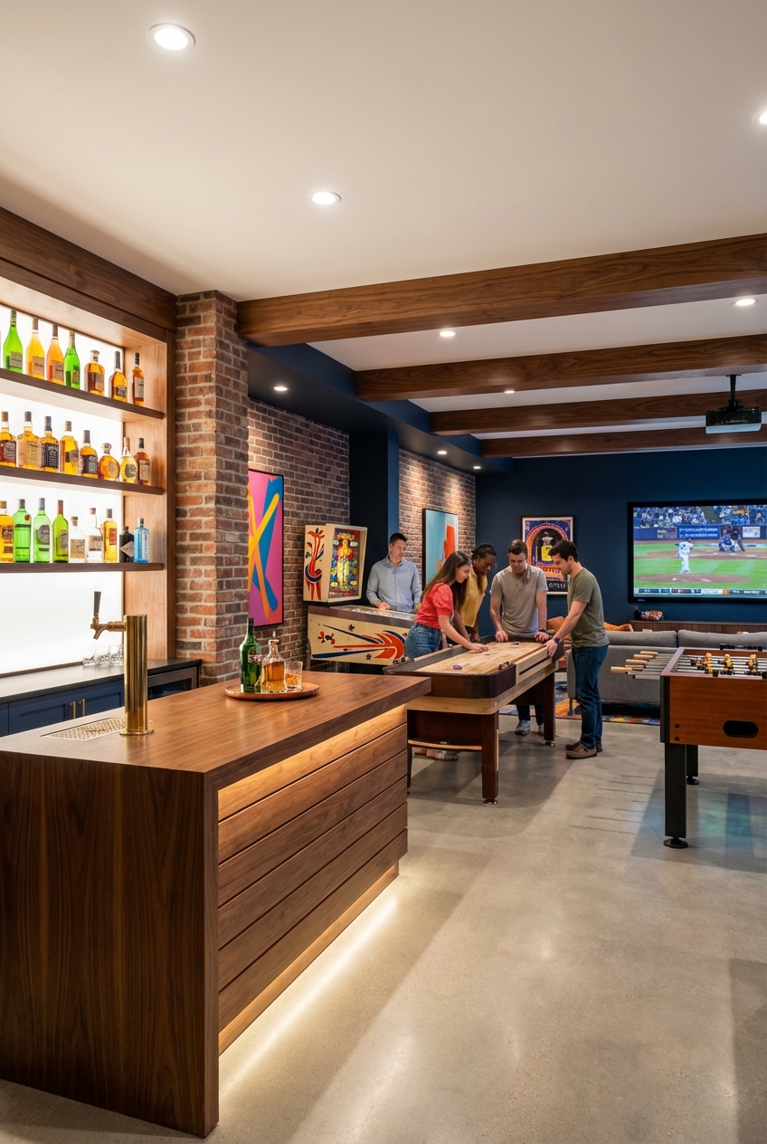 5 Home Bar Game Room Ideas for Fun Gatherings - Featured Image