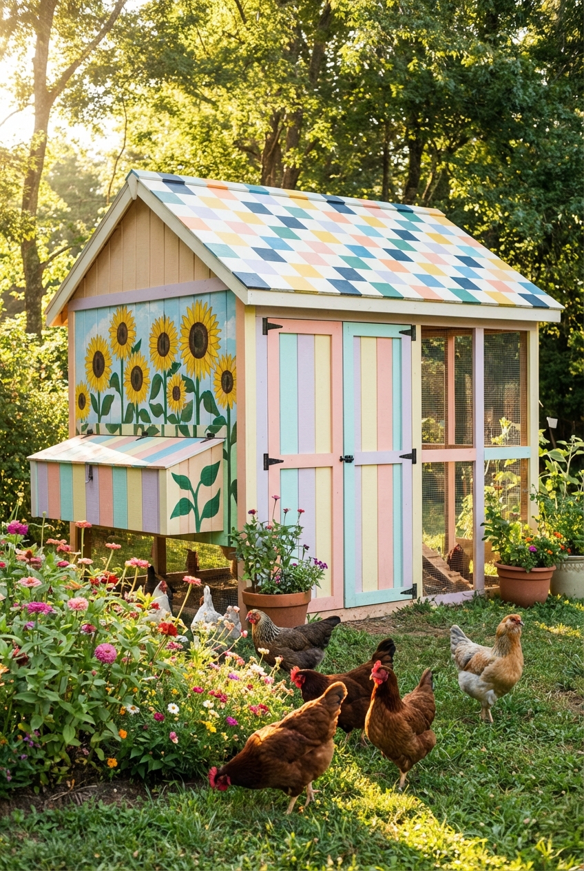 Brighten Your Coop: Chicken Coop Painting Ideas - Featured Image