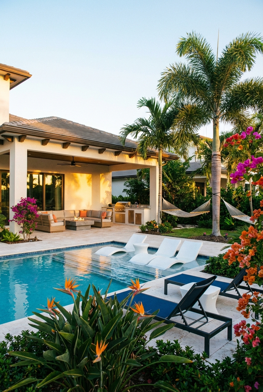 Sun-Kissed Florida Backyard Ideas for Your Home - Featured Image