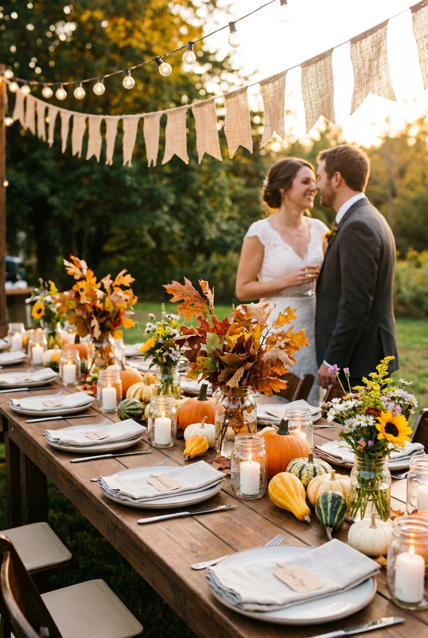 Budget Fall Wedding Ideas for Your Big Day - Featured Image