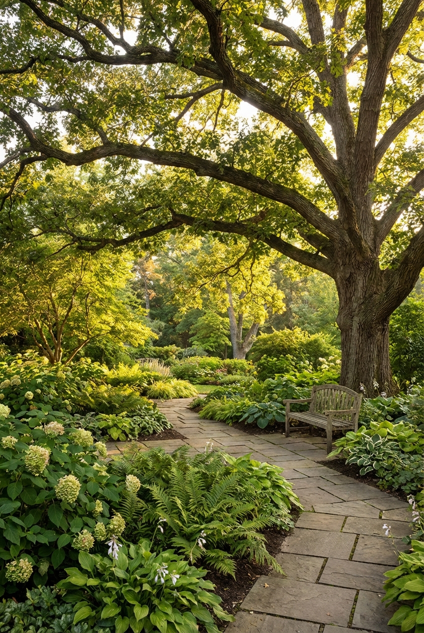 Landscape Ideas Under Oak Trees for Your Yard - Featured Image