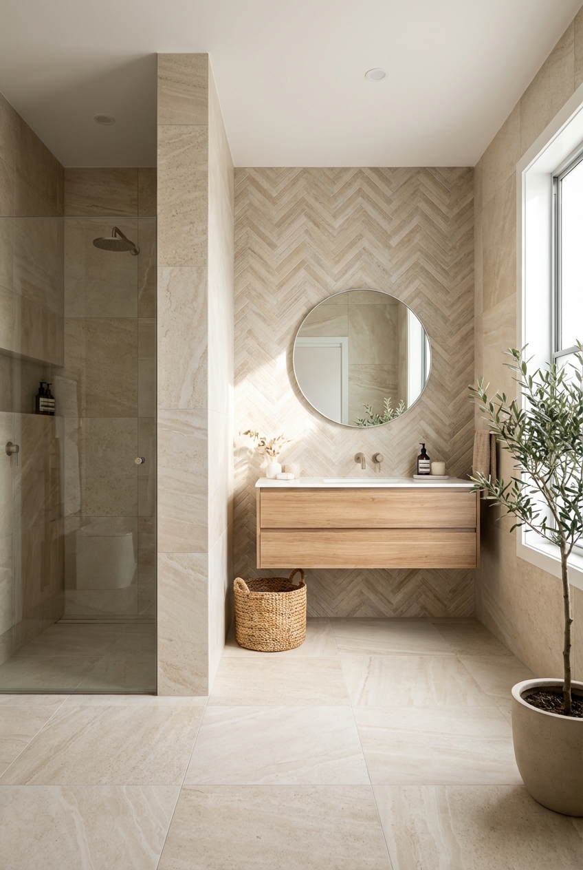 Neutral Bathroom Tile Ideas for Timeless Style - Featured Image