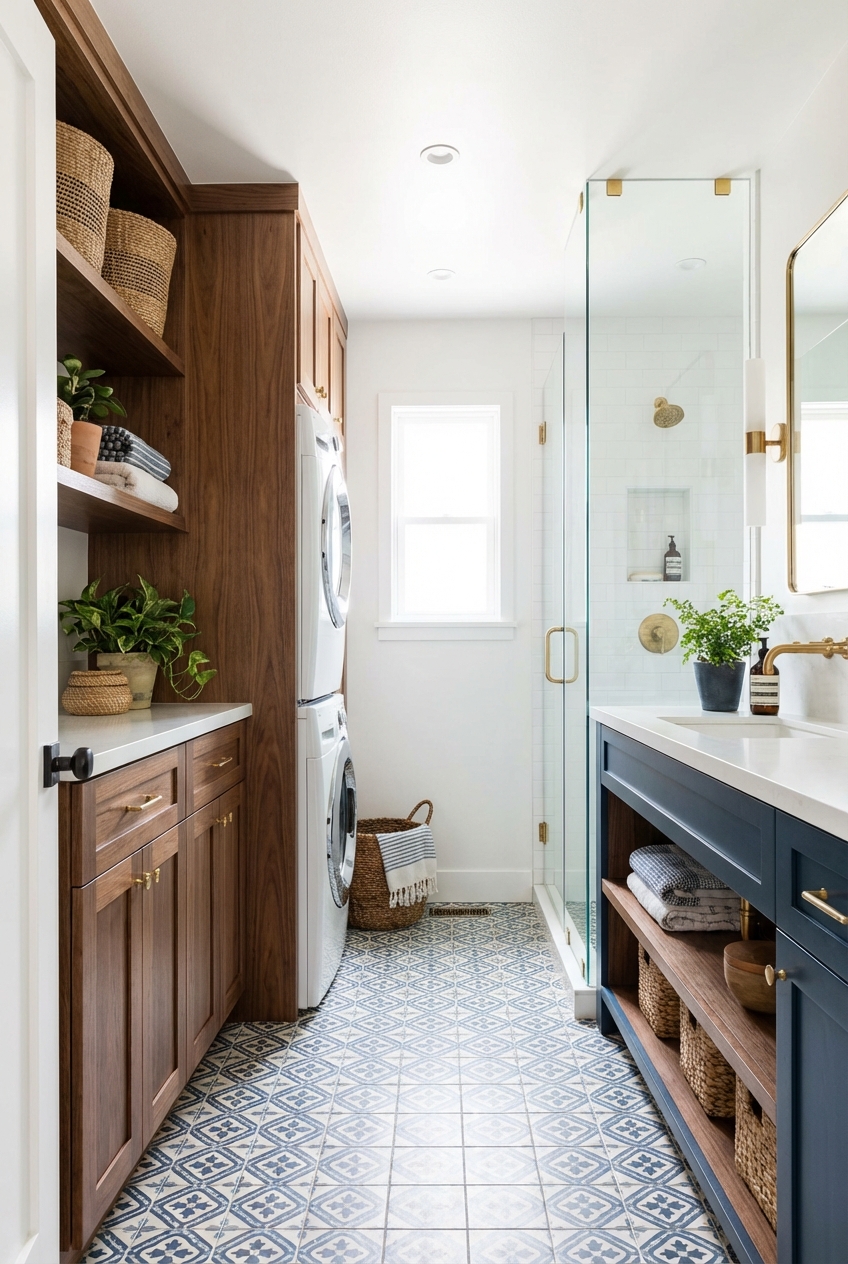 Laundry Room - Creative Bathroom Combos - Featured Image