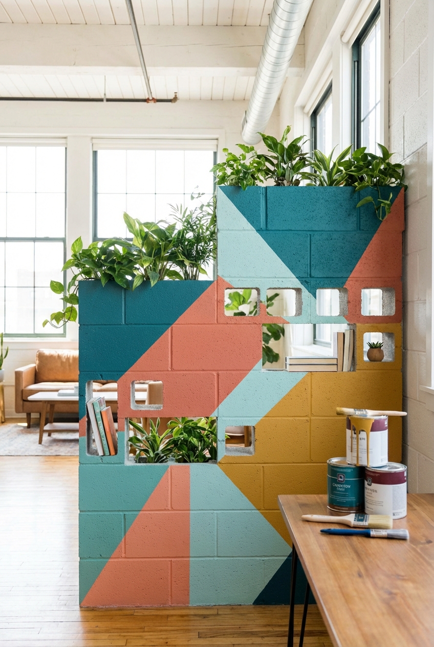 Cinder Block Paint Ideas to Transform Your Space - Featured Image
