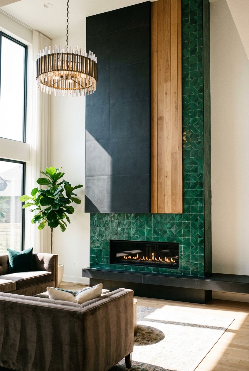 Elevate Your Space with Floor to Ceiling Fireplace Tile Ideas - Featured Image