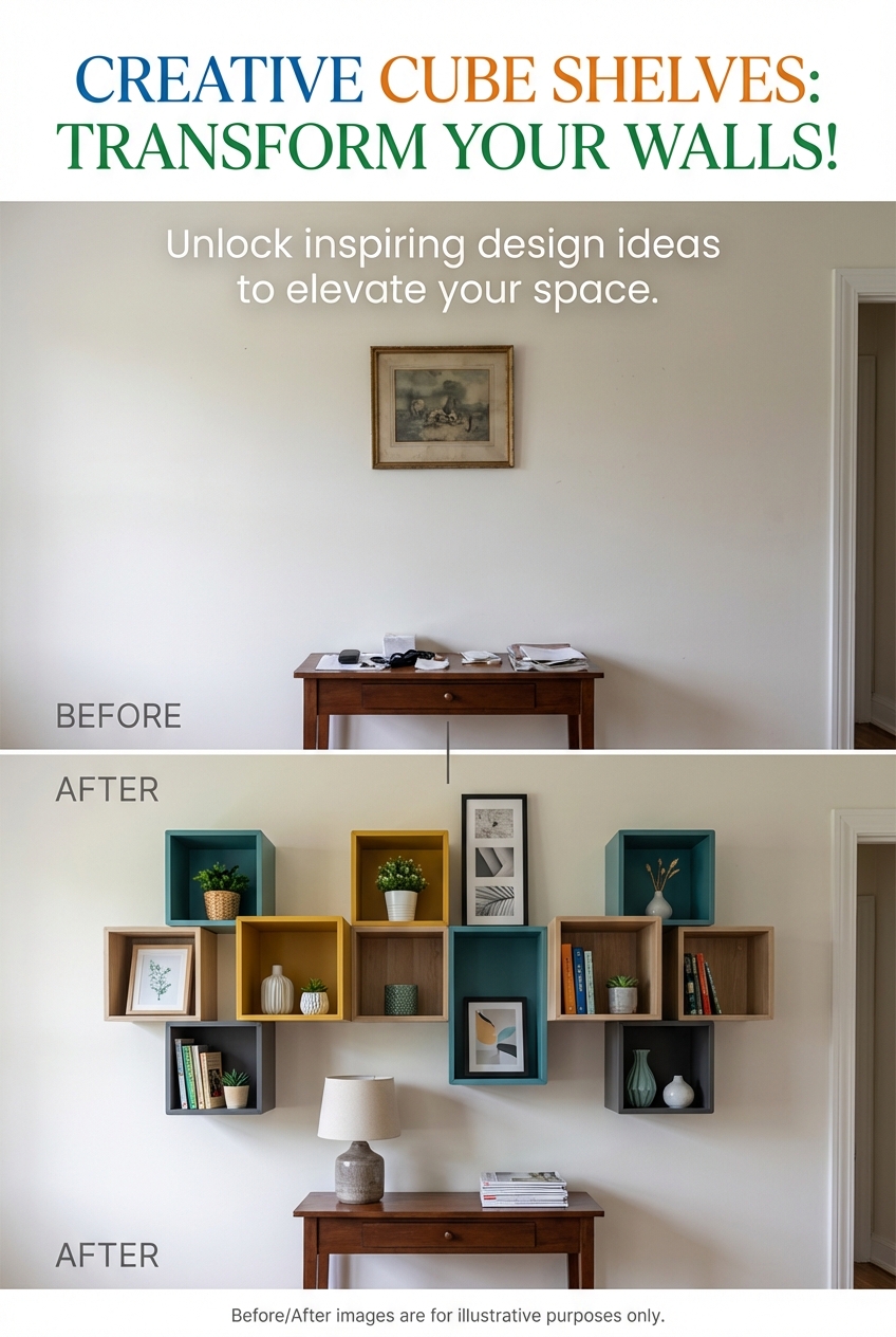 Creative Wall Cube Shelves Ideas for Your Home - Gallery Image 3