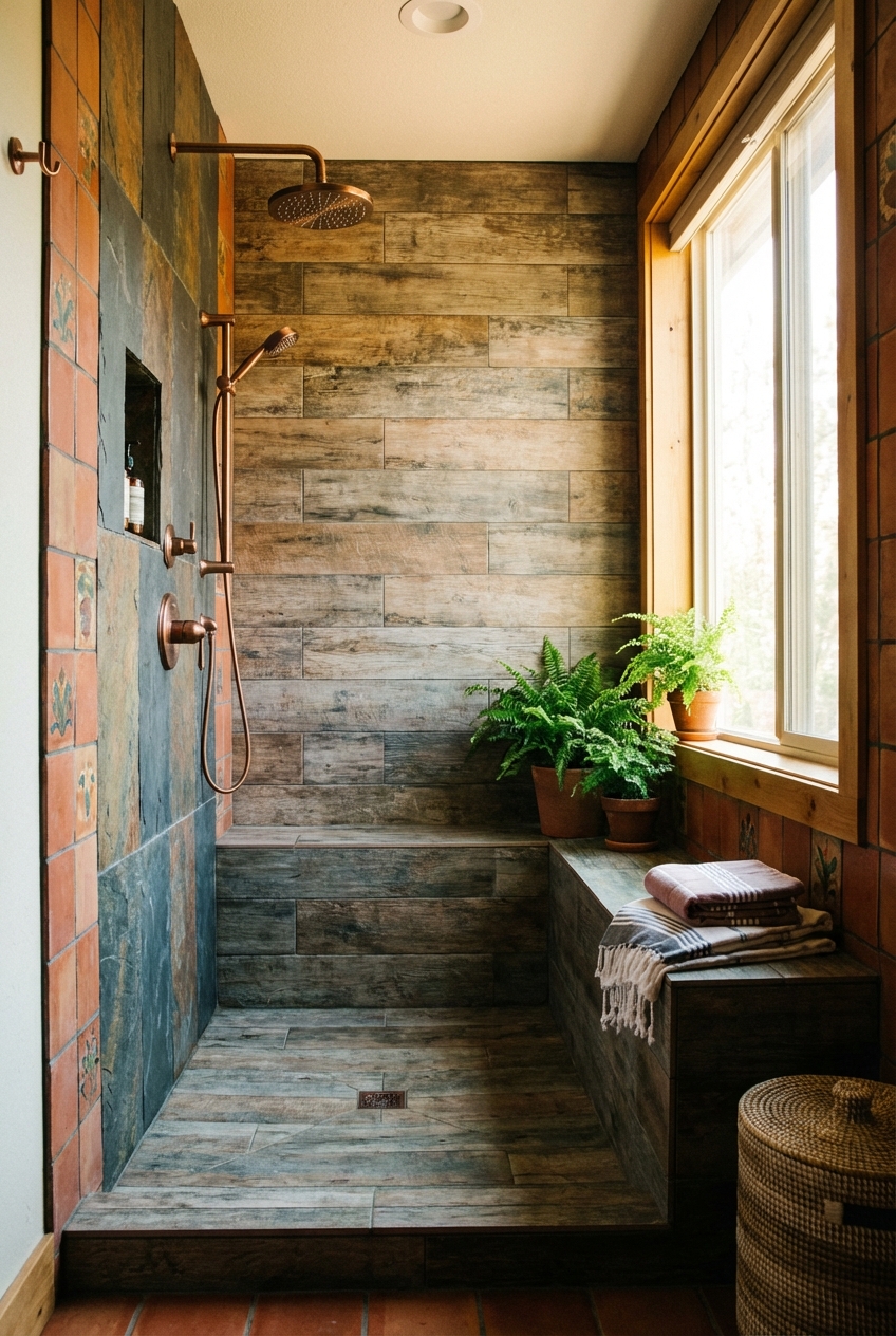 Rustic Shower Tile Ideas for Cozy Bathroom Vibes - Featured Image