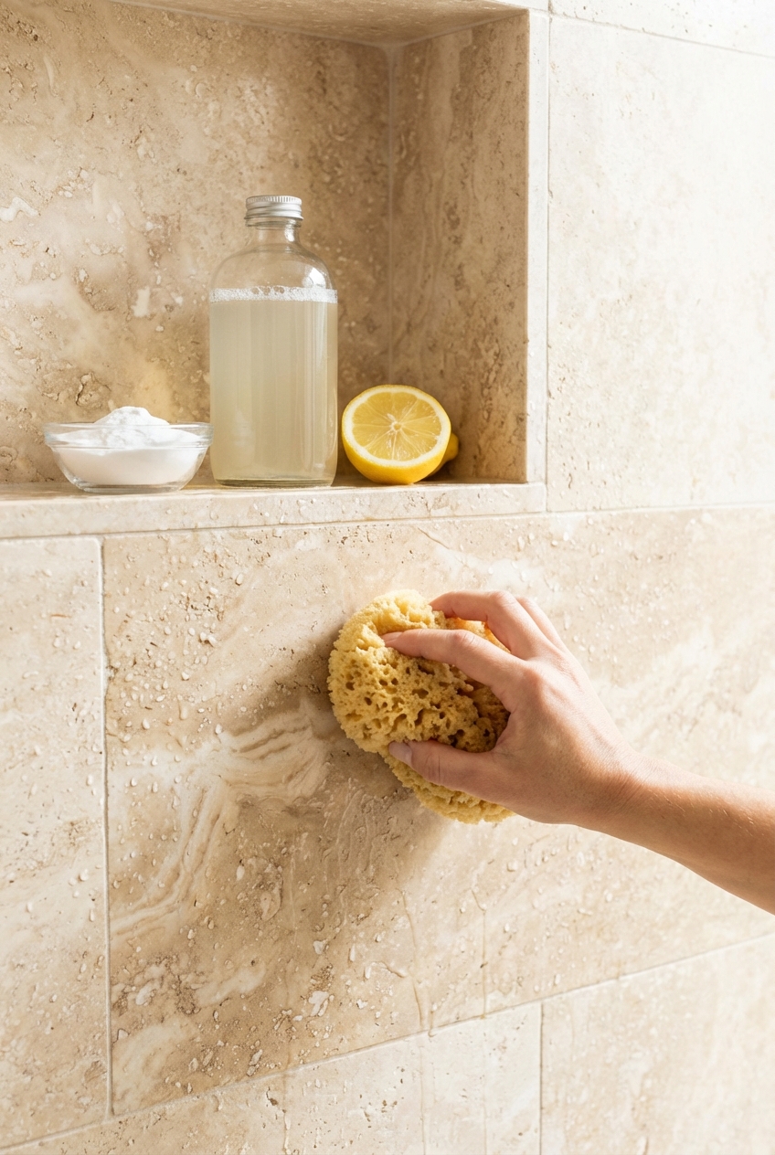 How To Clean Travertine Shower Tile: Natural Stone Care - Featured Image