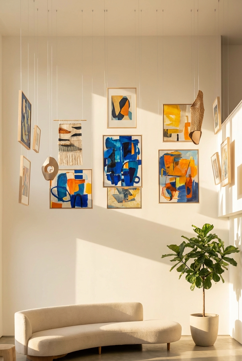 How To Hang Art From Ceiling: Unique Display Methods - Featured Image