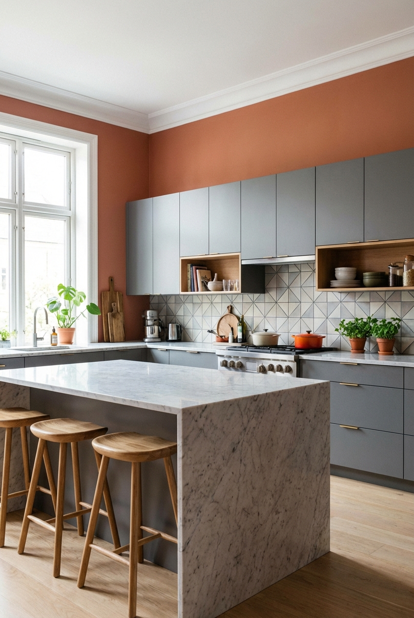 Perfect Wall Colors for Gray Kitchen Cabinets - Featured Image