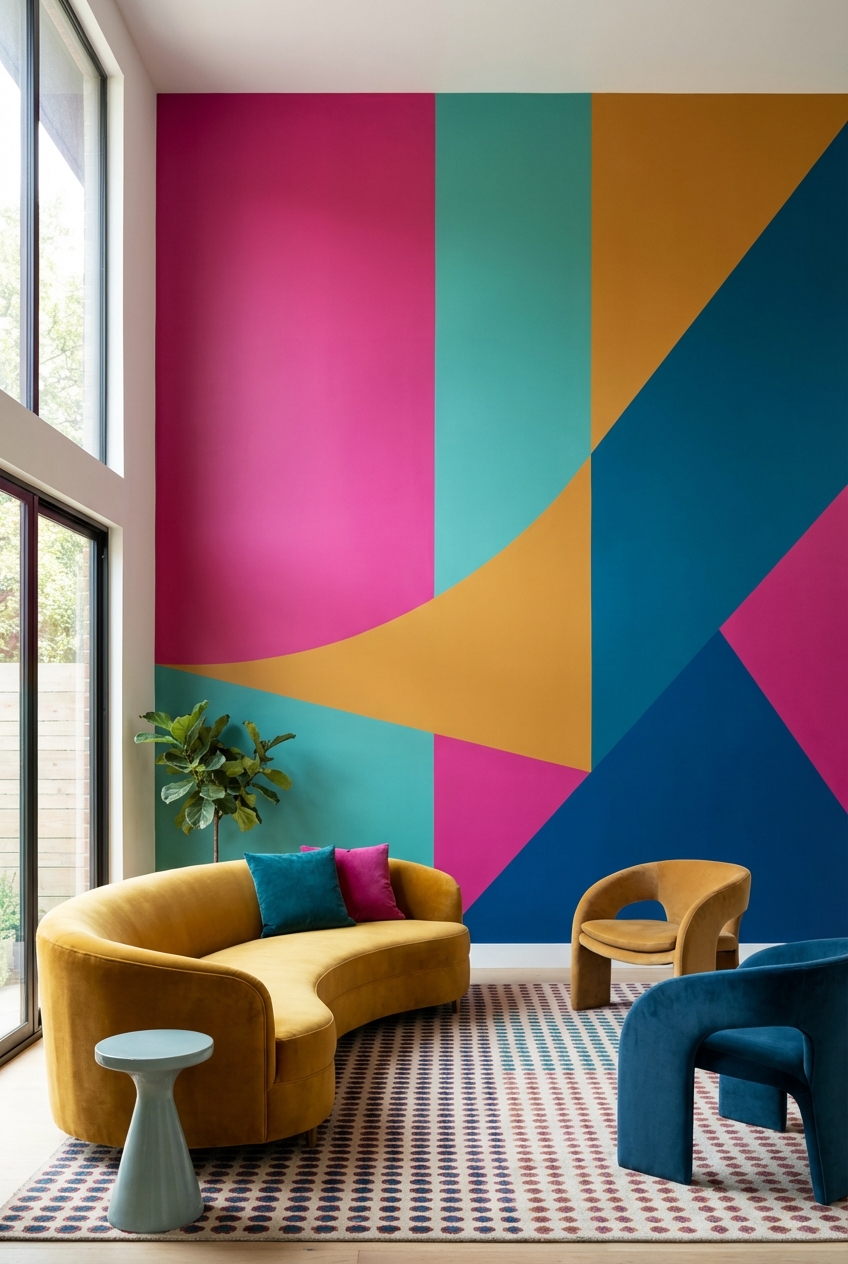 Color Blocking Paint Ideas for Vibrant Spaces - Featured Image