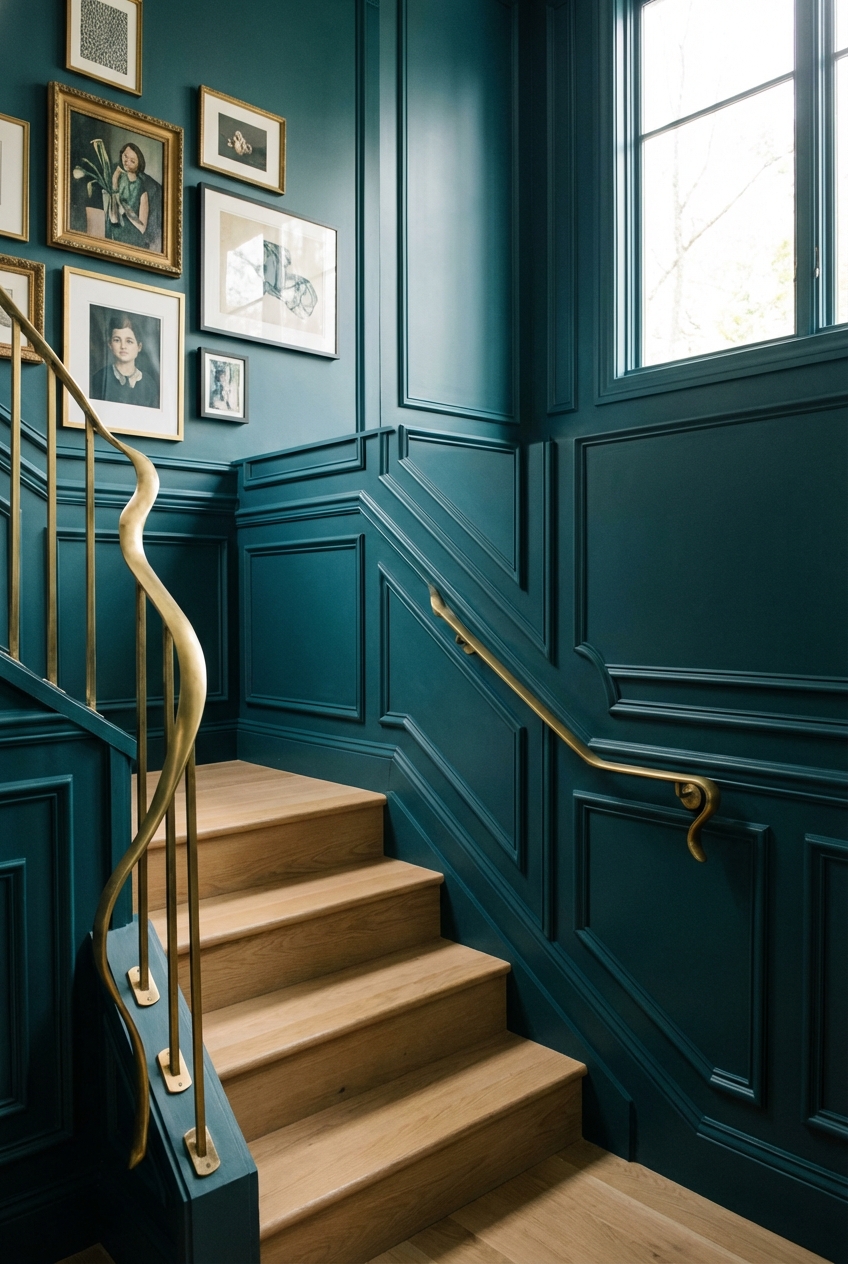Staircase Wall Molding Ideas for Chic Interiors - Featured Image