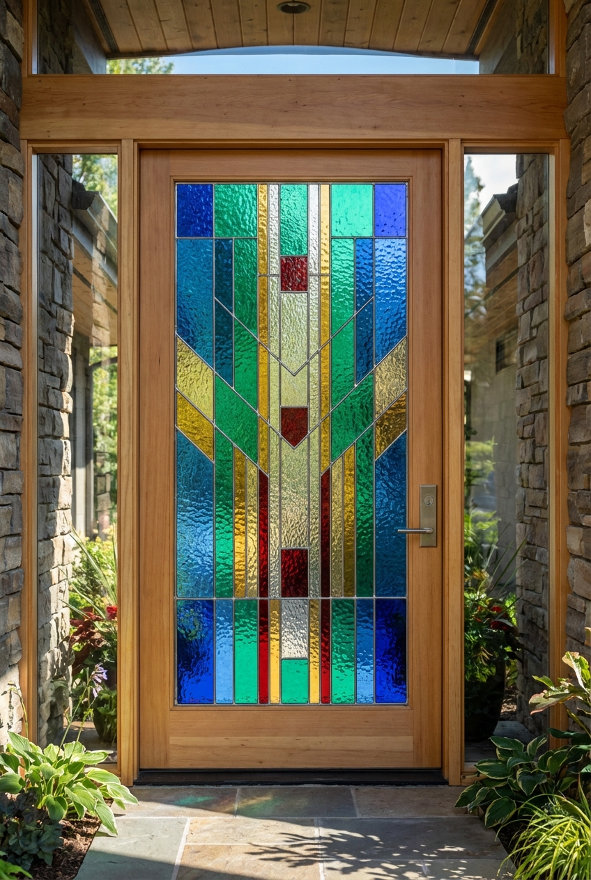 Stained Glass Front Door Ideas for Your Home - Featured Image