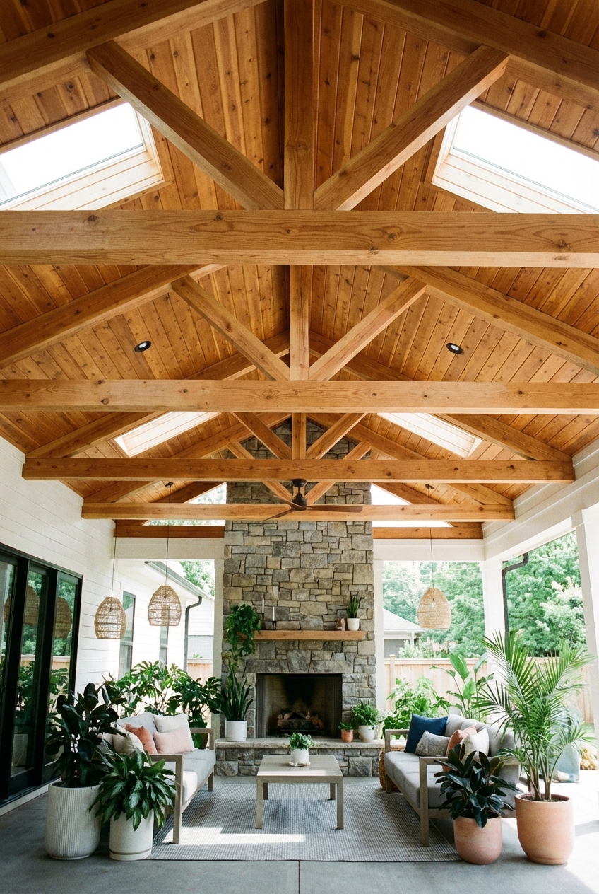 Covered Patio Ceiling Ideas to Transform Your Space - Featured Image