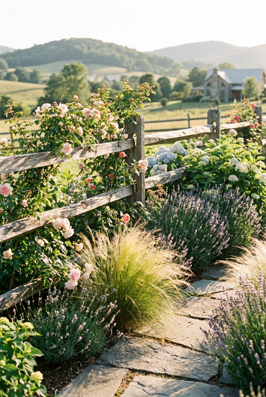 Charming Rustic Split Rail Fence Landscaping Ideas - Featured Image
