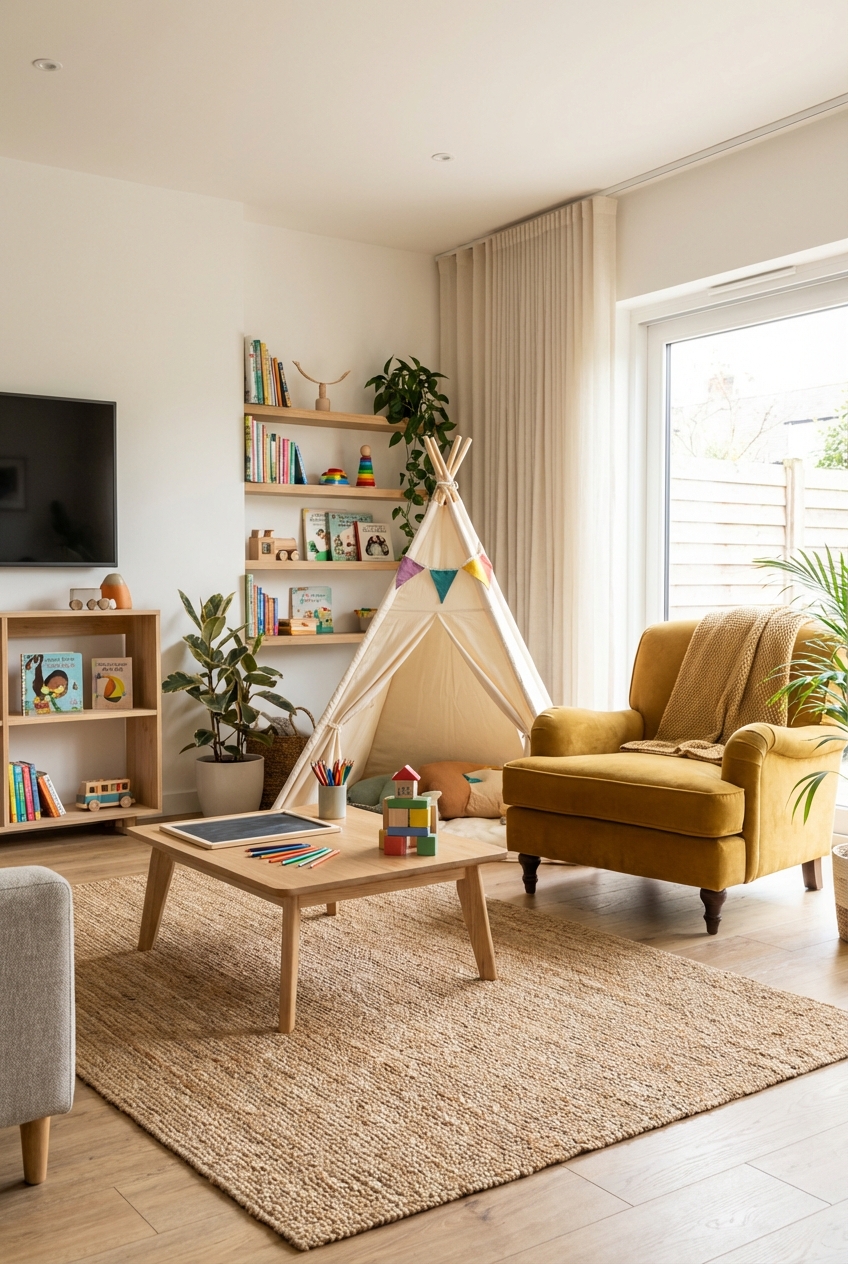 Creative Play Corner Ideas for Living Rooms - Featured Image