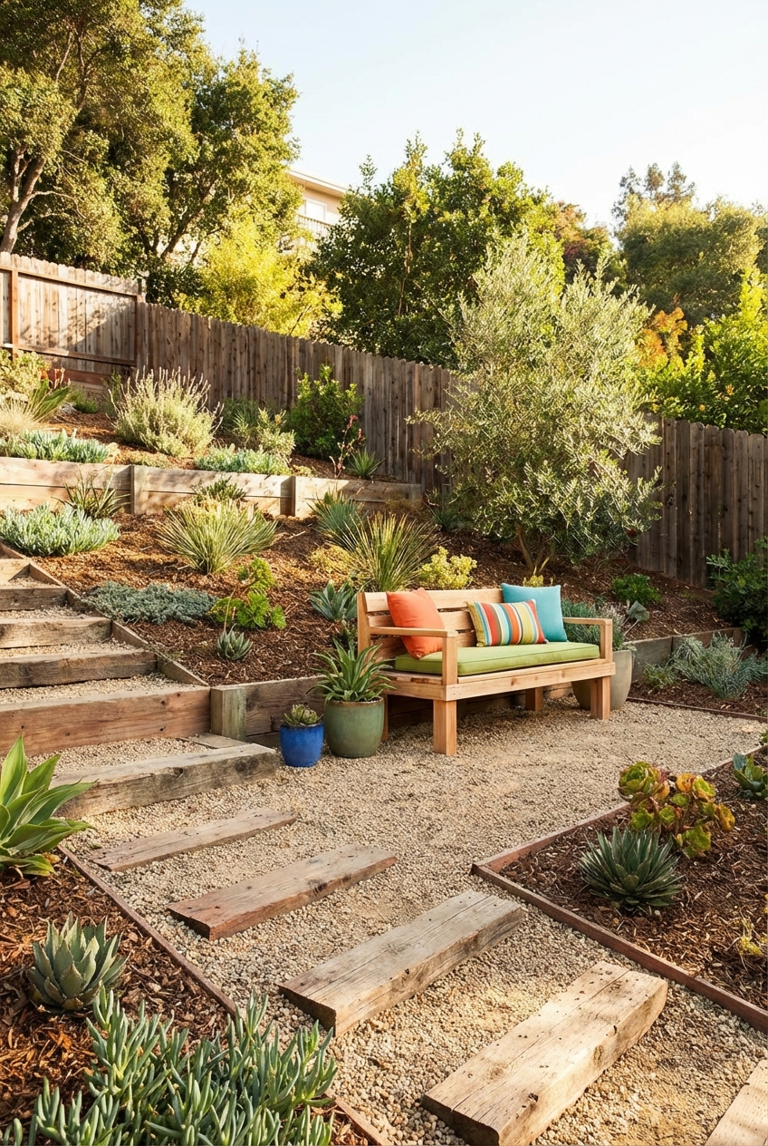 Budget-Friendly Sloped Backyard Ideas - Featured Image