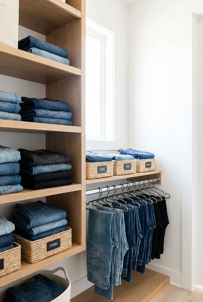 Denim Sorted: Clever Jeans Storage Ideas Unveiled - Featured Image