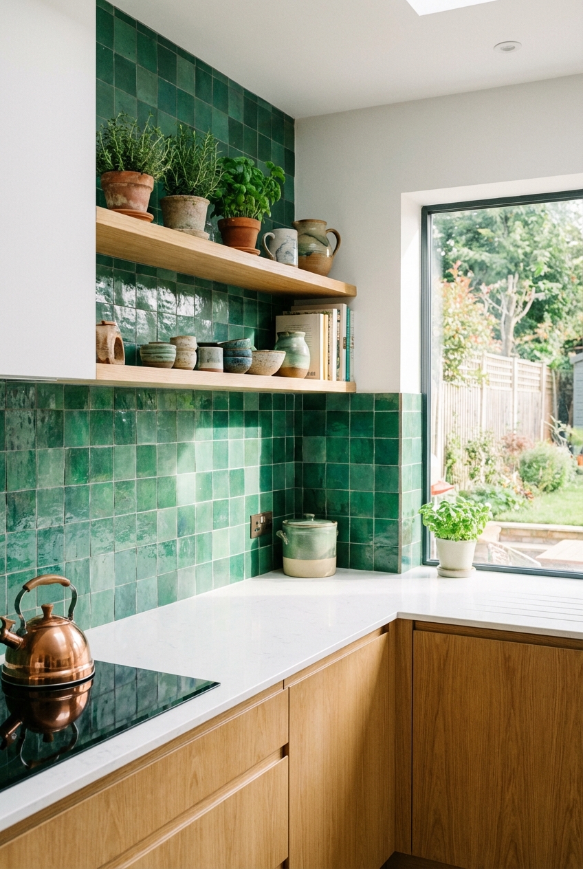 Fresh Green Kitchen Backsplash Ideas to Inspire - Featured Image